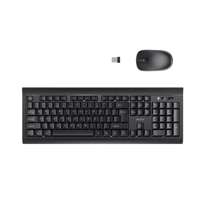 کیبورد و موس بی سیم یسیدو مدل Yesido KB12 Yesido KB12 wireless keyboard and mouse combo